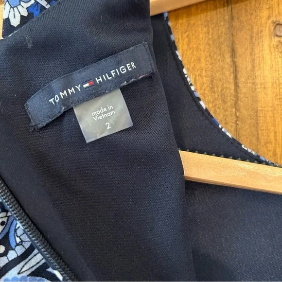 💐 Tommy Hilfiger Blue Paisley Sleeveless Jumpsuit - Picture 7 of 12